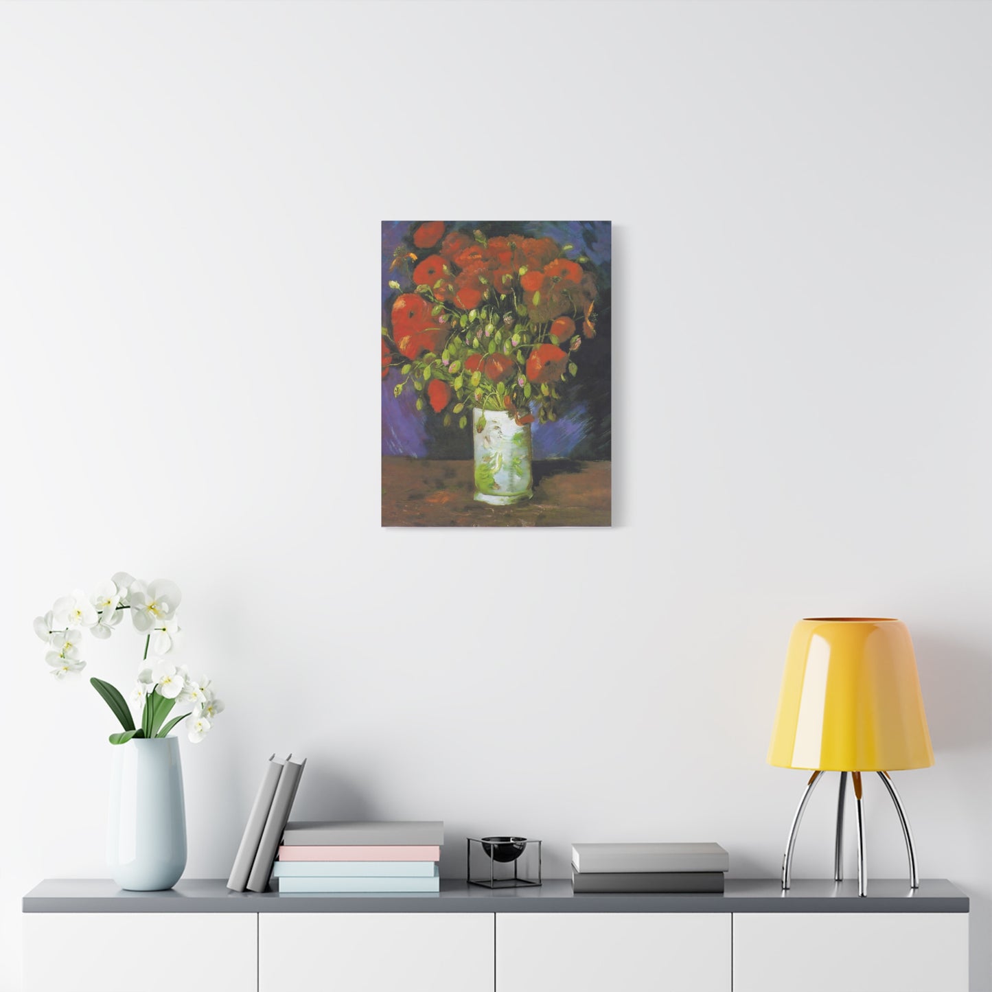 Vase with Poppies By Vincent van Gogh