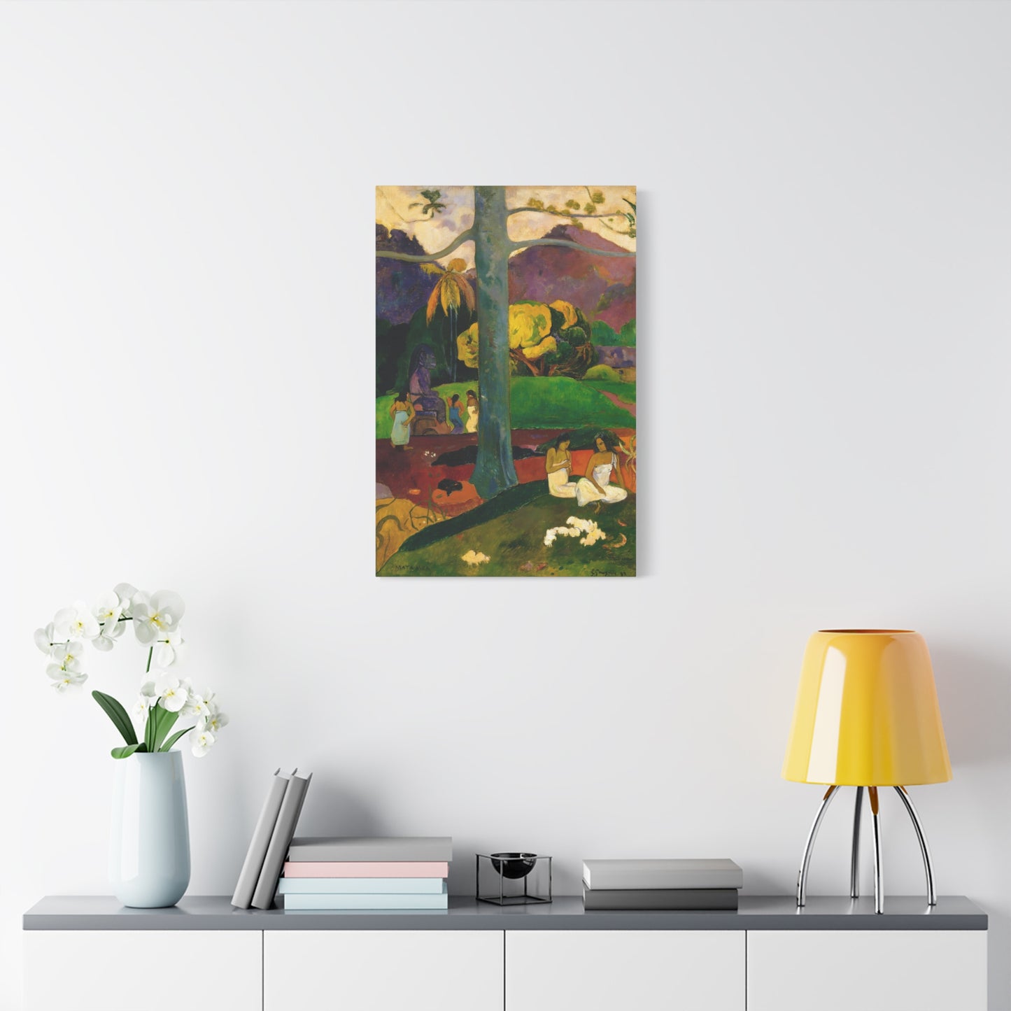 Mata Mua (In Olden Times) By Eugène Henri Paul Gauguin
