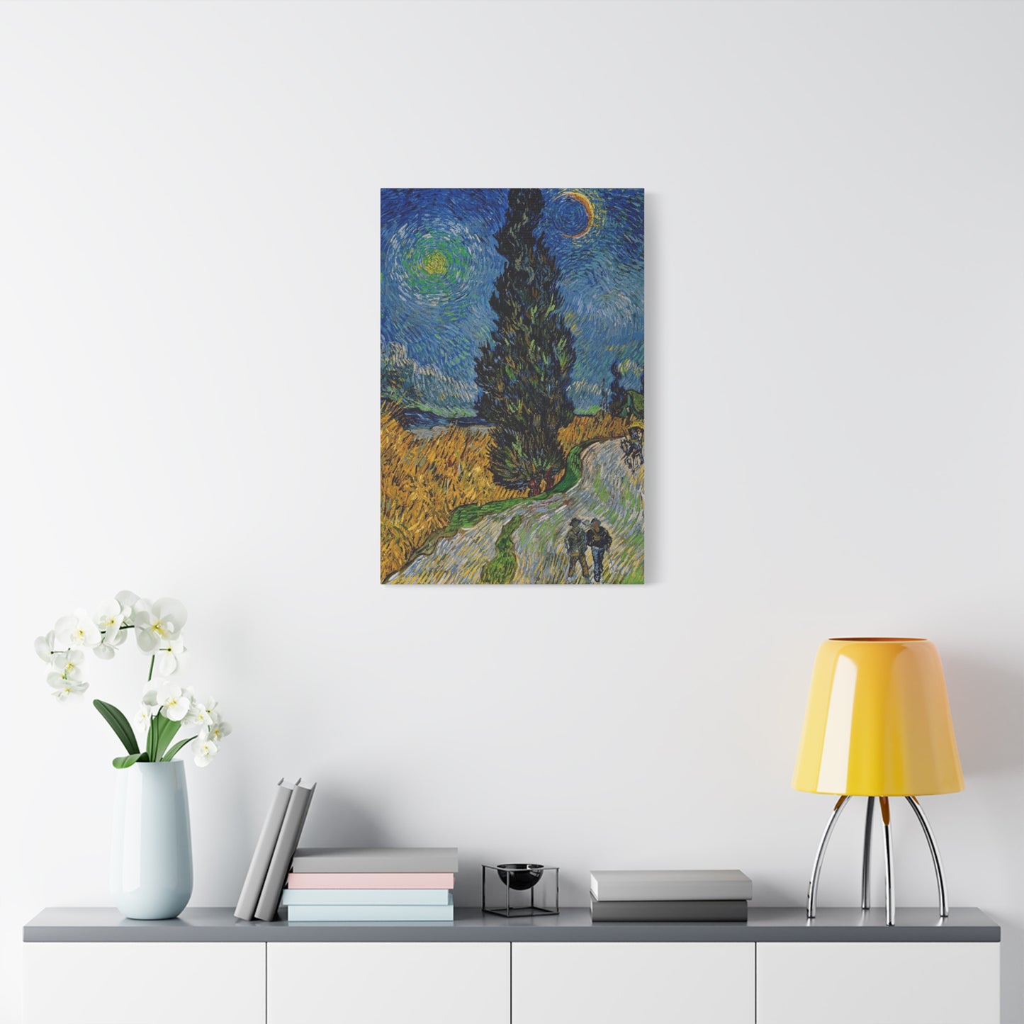 Road with Cypress and Star By Vincent van Gogh