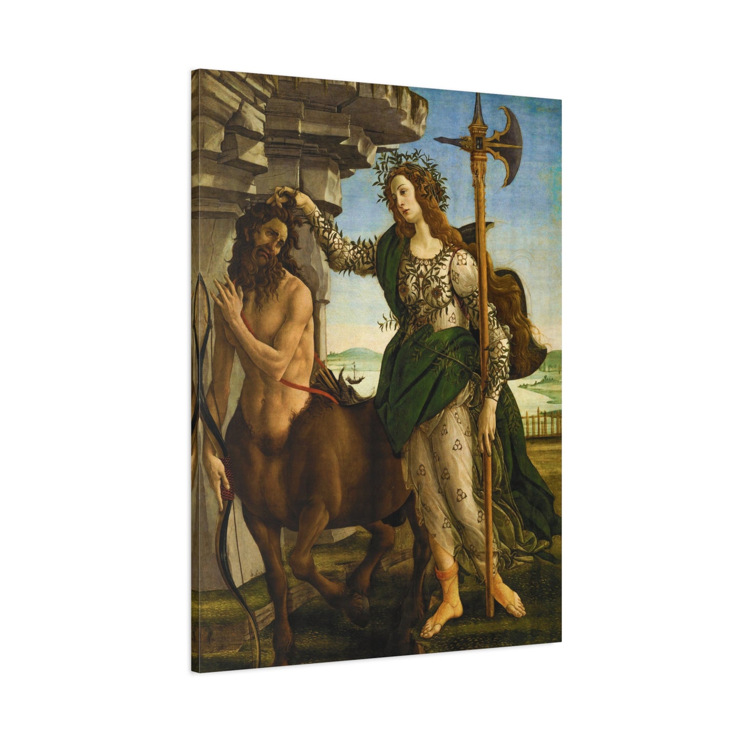 Pallas and the Centaur By Sandro Botticelli