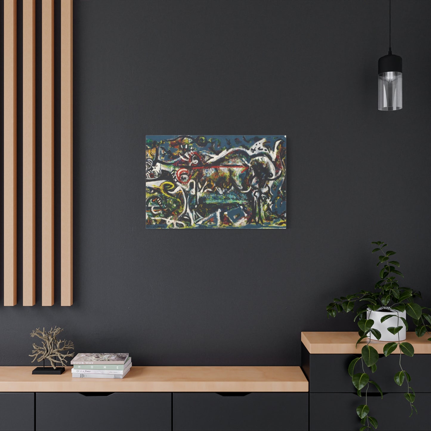 The She-Wolf By Jackson Pollock