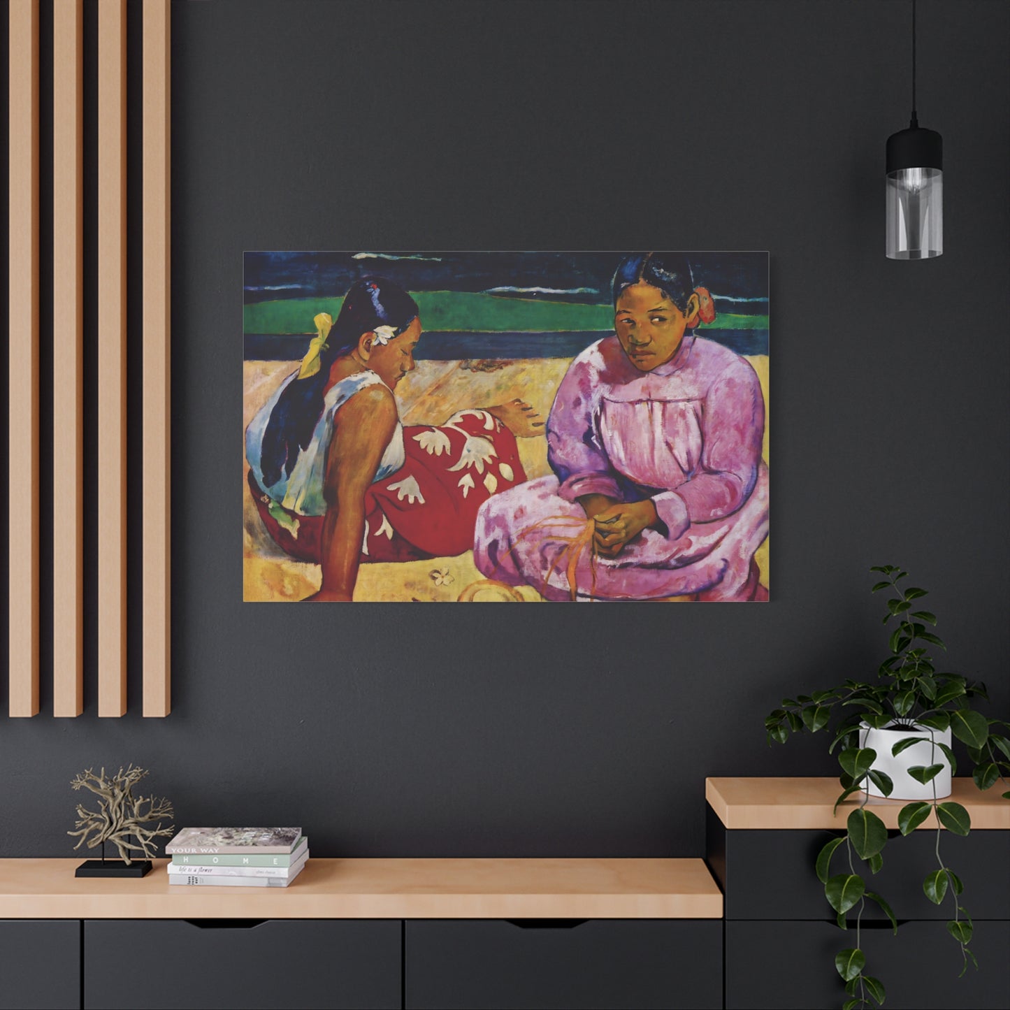 Tahitian Women on the Beach By Eugène Henri Paul Gauguin