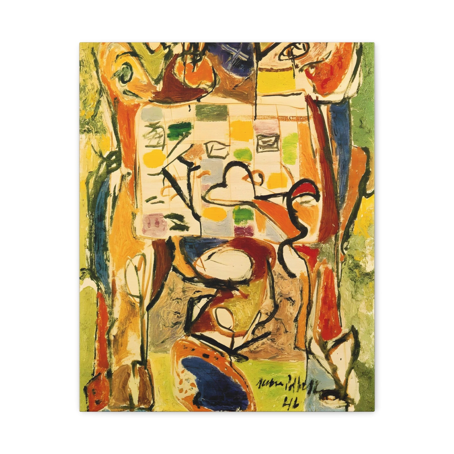 The Tea Cup By Jackson Pollock
