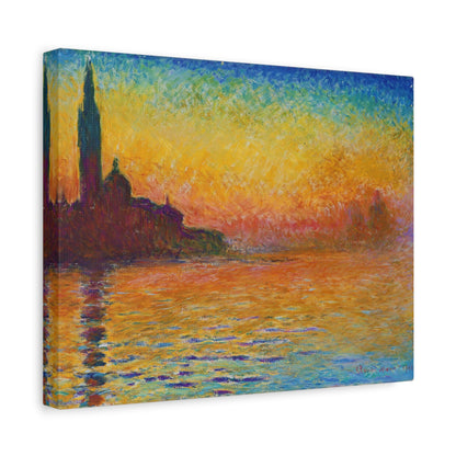 San Giorgio Maggiore at Dusk By Claude Monet