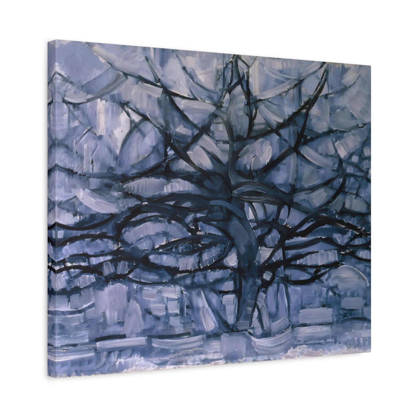 Gray Tree By Piet Mondrian