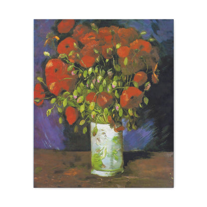 Vase with Poppies By Vincent van Gogh