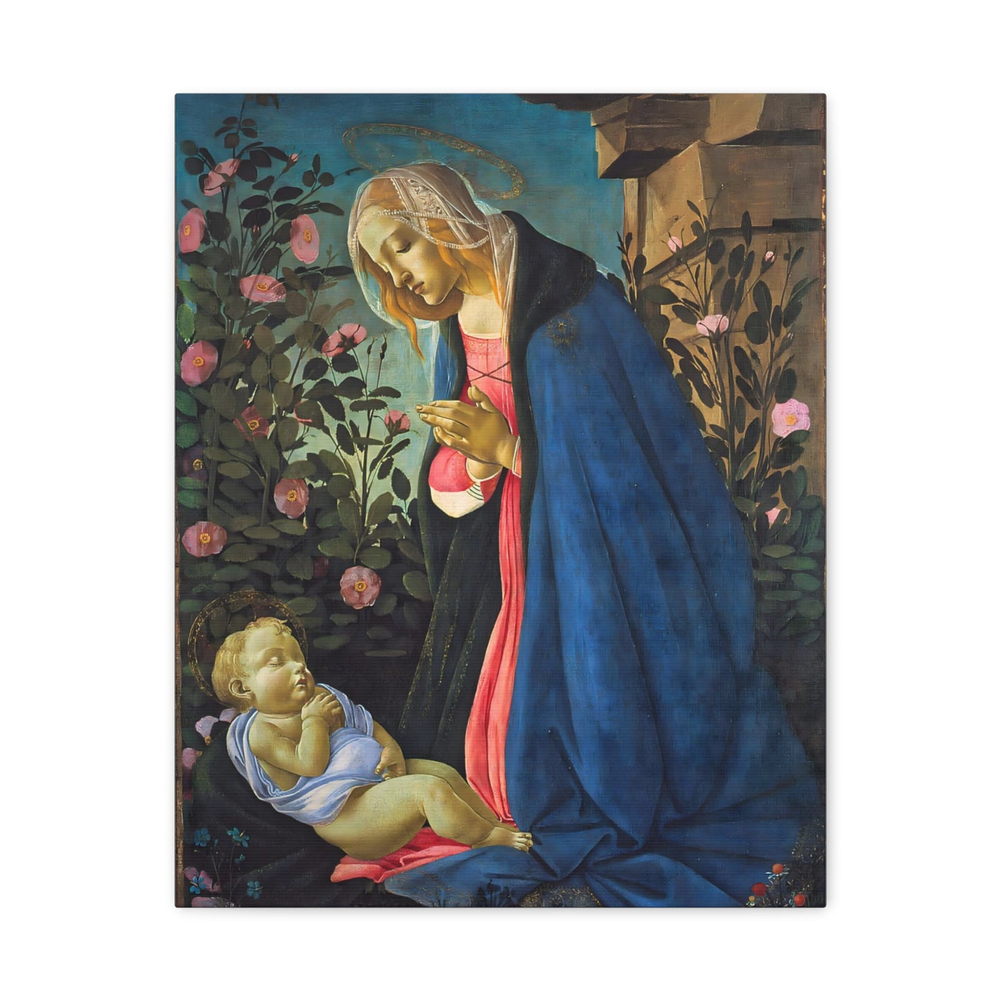 The Virgin Adoring the Sleeping Christ By Sandro Botticelli