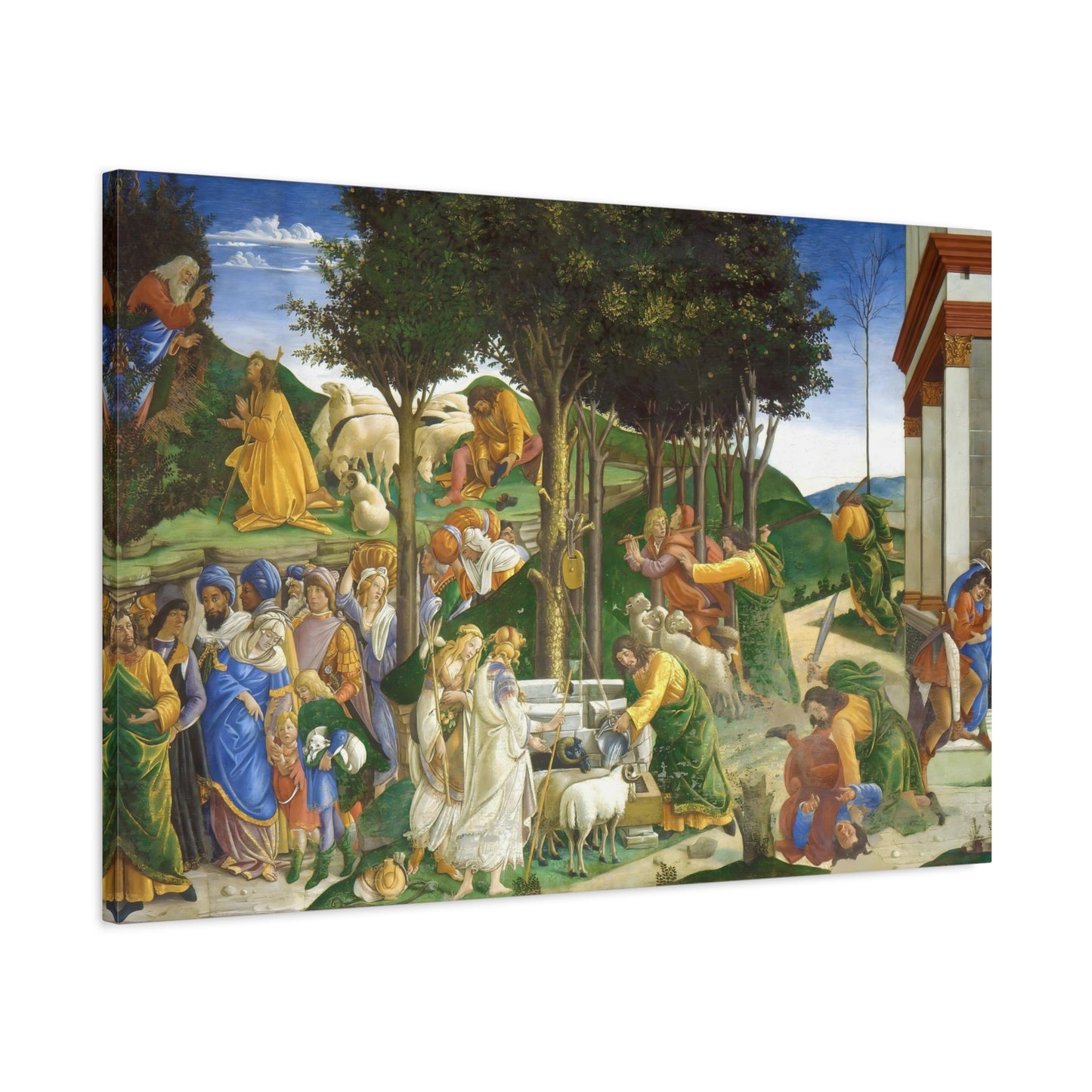 Youth of Moses By Sandro Botticelli