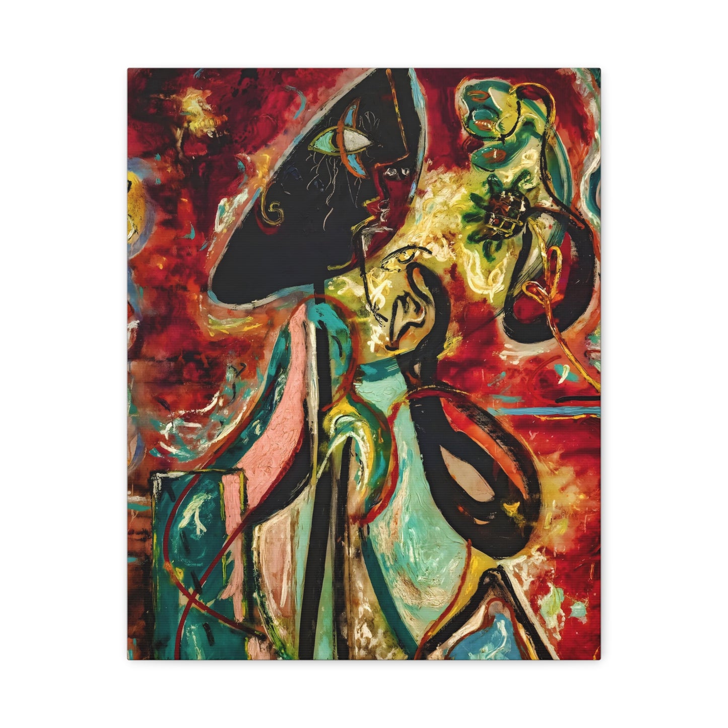 Moon Woman By Jackson Pollock