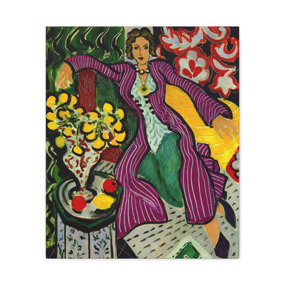 Woman in a Purple Coat By Henri Matisse