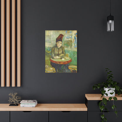 Segatori Sitting in the Café du Tambourin By Vincent van Gogh