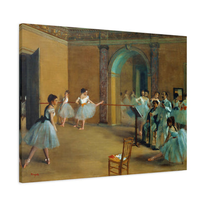 The Dance Foyer at the Opera By Edgar Degas