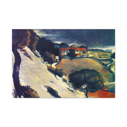 L'Estaque, Melting Snow By Paul Cézanne