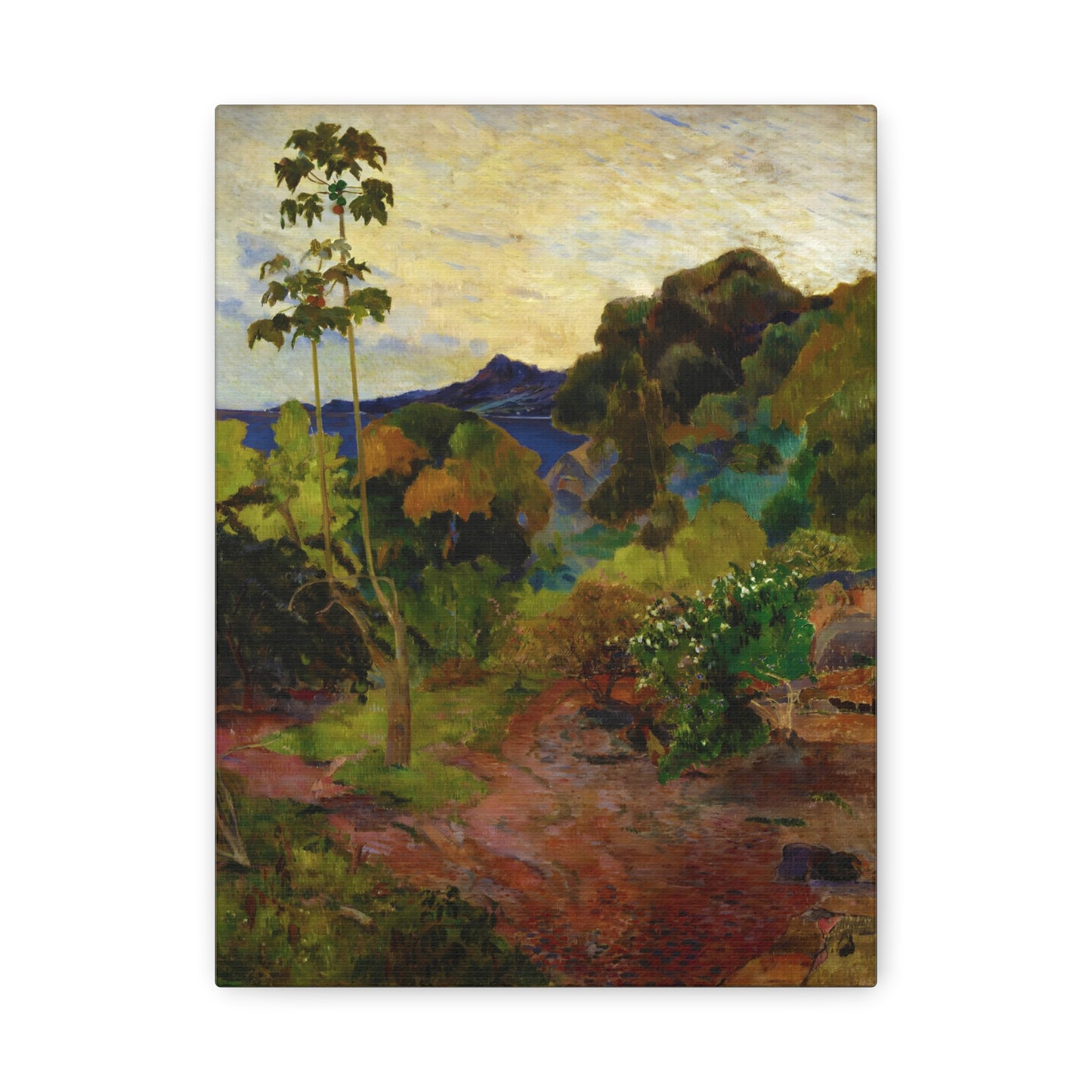 Martinique Landscape By Eugène Henri Paul Gauguin