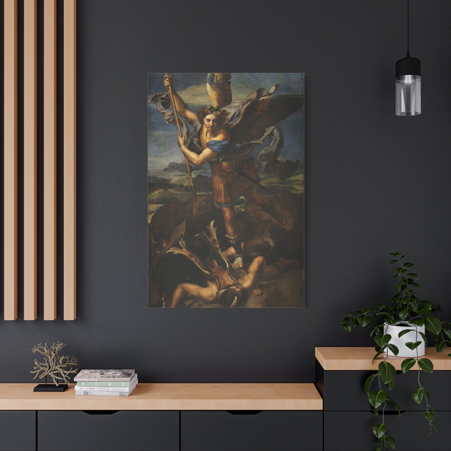 St. Michael Vanquishing Satan By Raphael