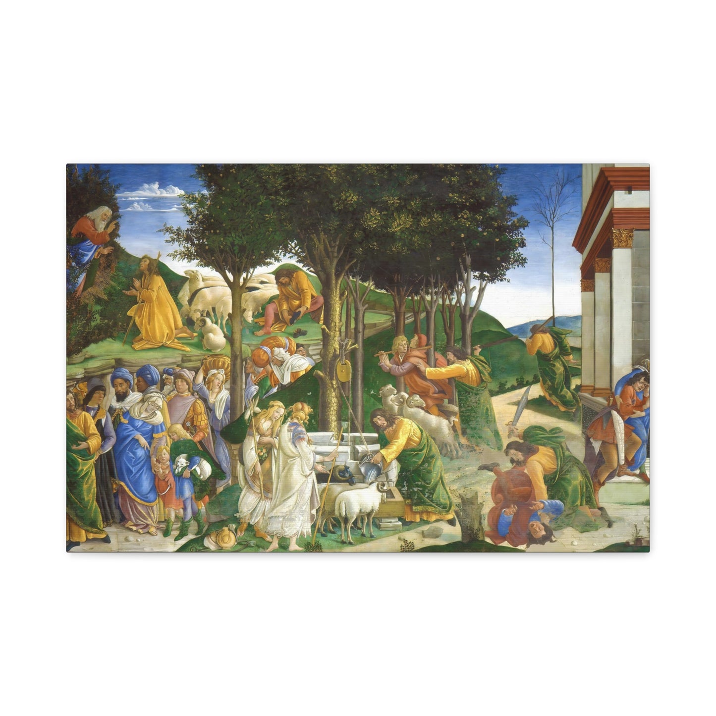 Youth of Moses By Sandro Botticelli