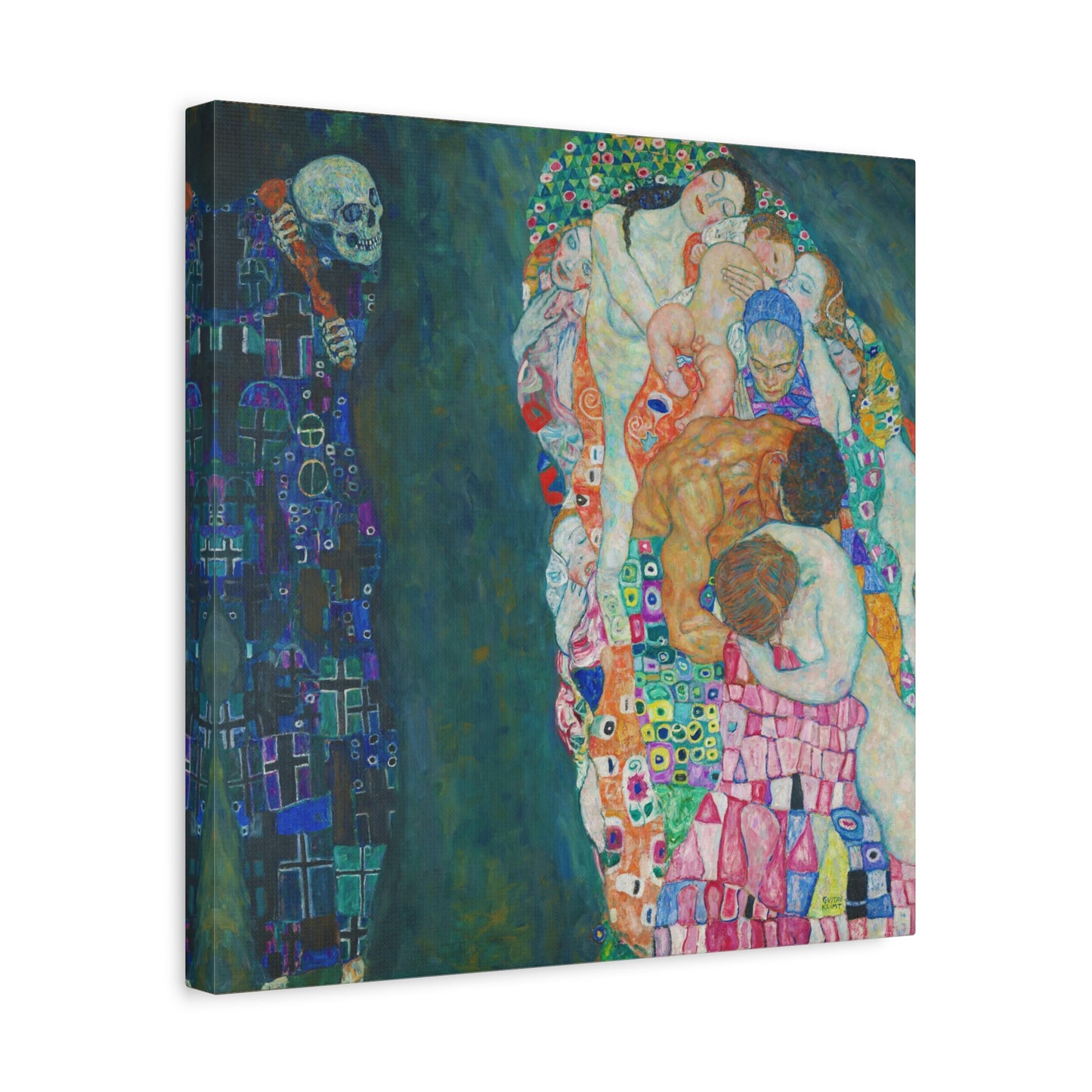 Death and Life I By Gustav Klimt