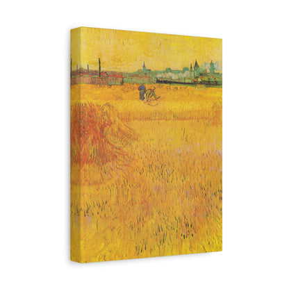 Arles: View from the Wheat Fields By Vincent van Gogh