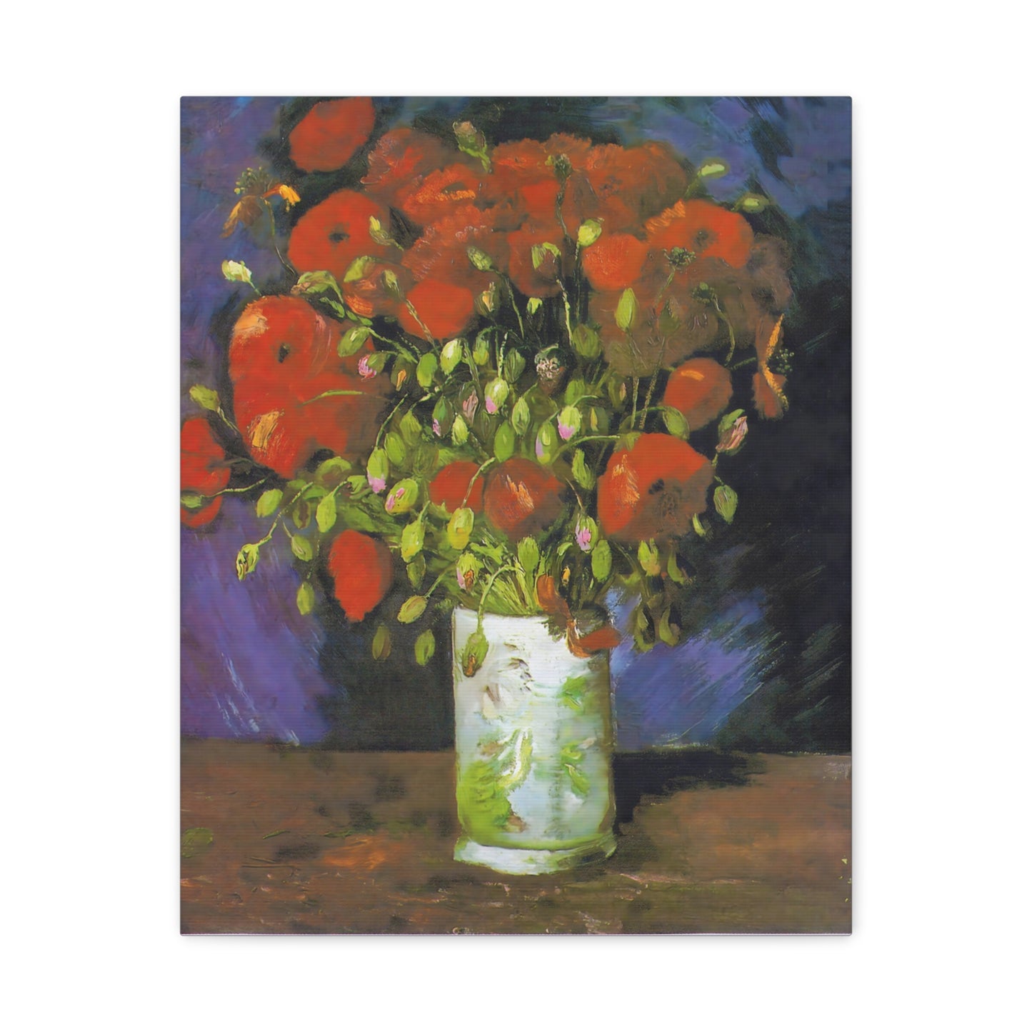 Vase with Poppies By Vincent van Gogh