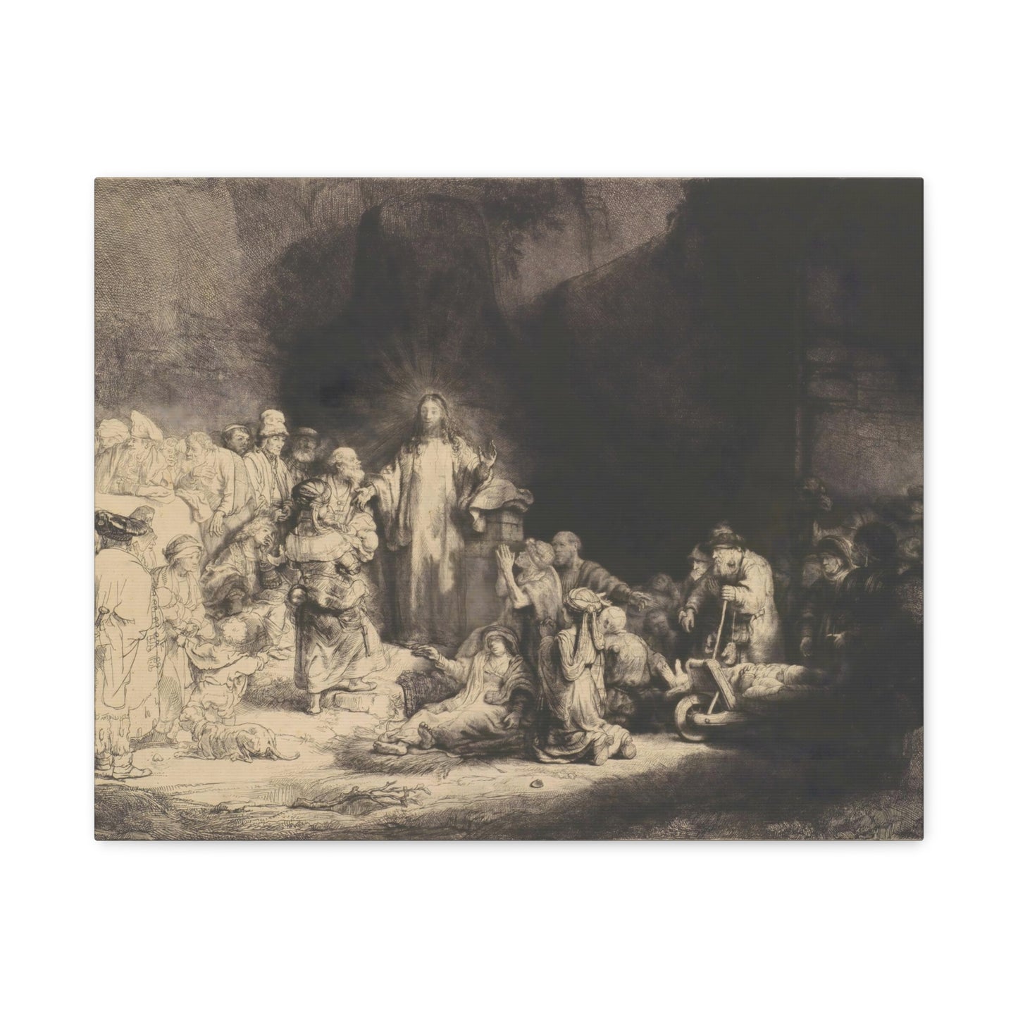 Hundred Guilder Print By Rembrandt