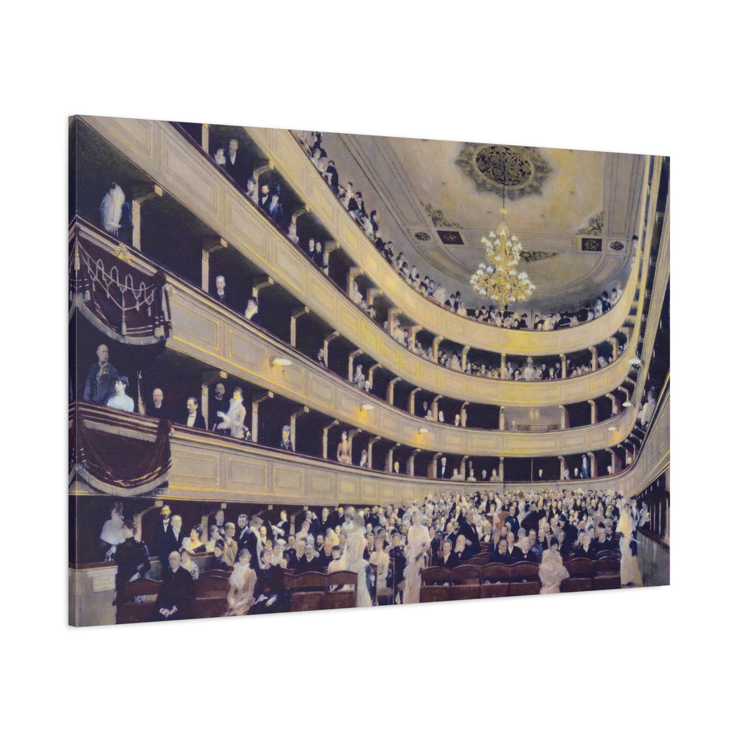 The Old Burgtheater By Gustav Klimt