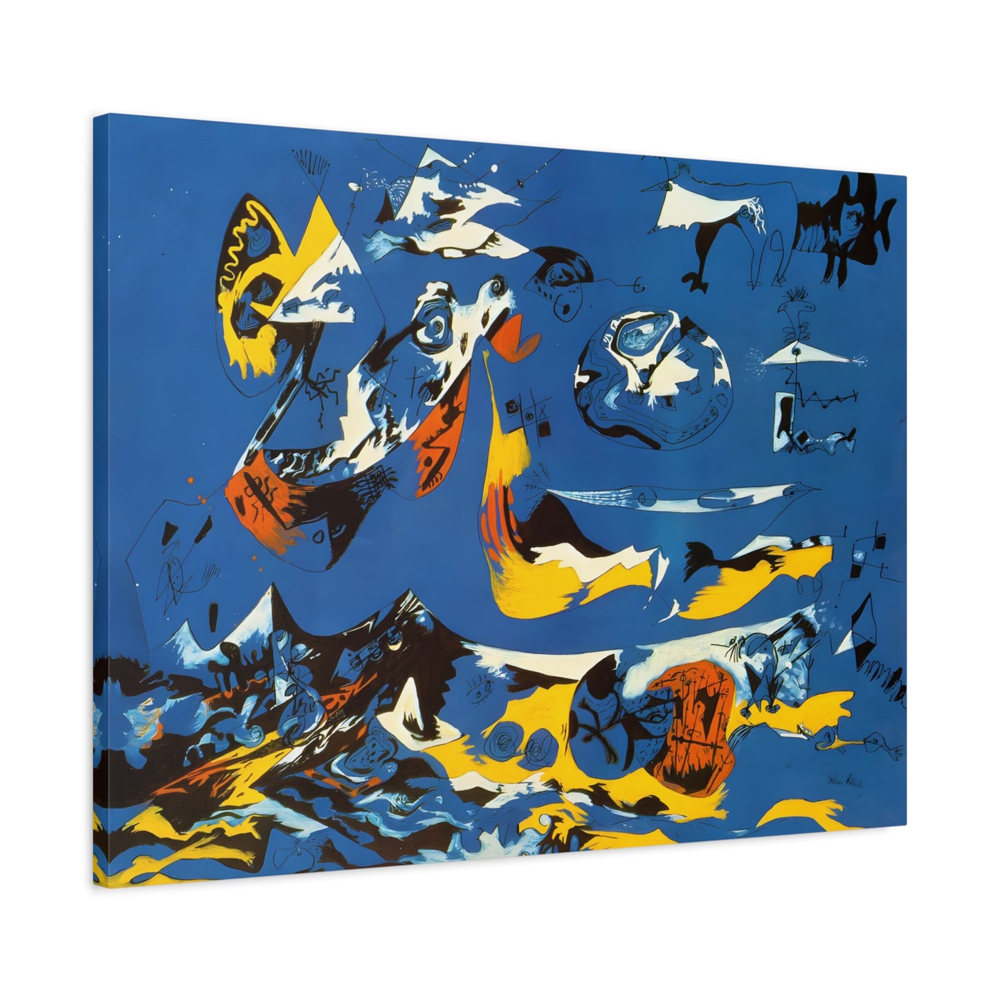 Blue (Moby Dick) By Jackson Pollock