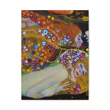 Water Serpents I By Gustav Klimt