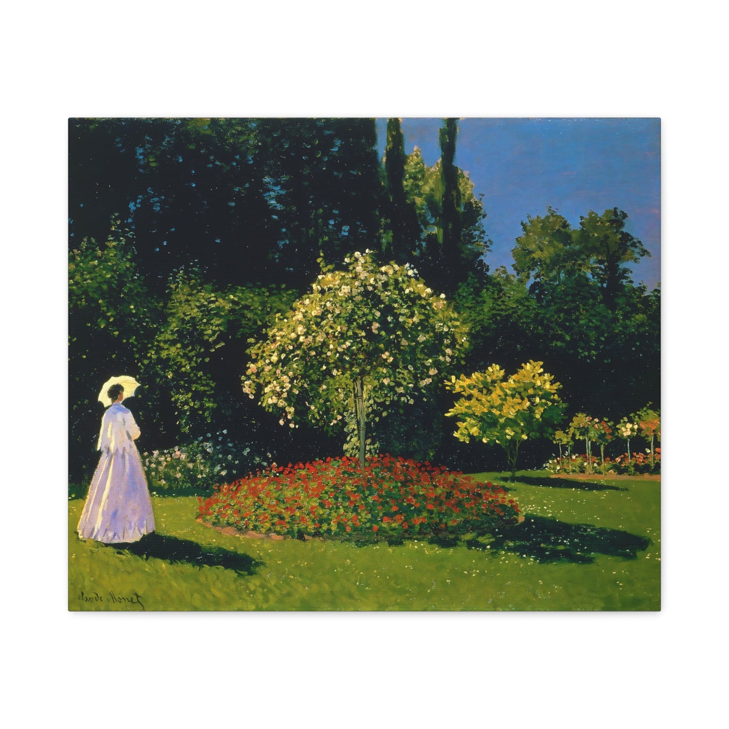 Jeanne-Marguerite Lecadre in the Garden By Claude Monet