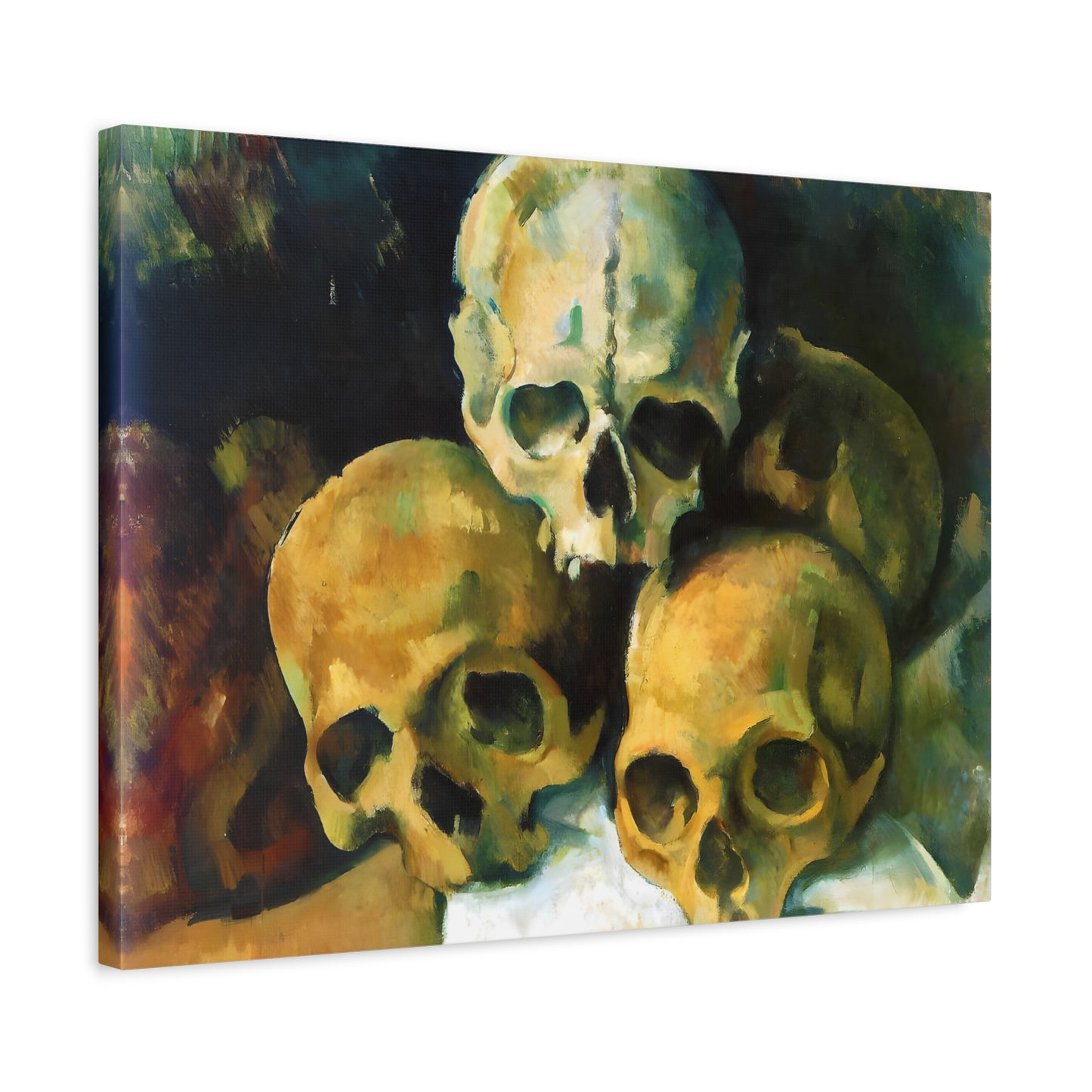 Pyramid of Skulls By Paul Cézanne