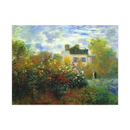 The Garden of Monet at Argenteuil By Claude Monet