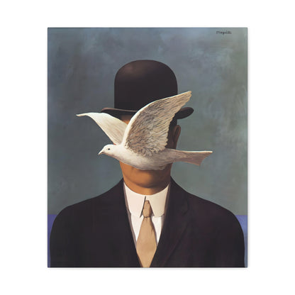 Man in a Bowler Hat By René Magritte