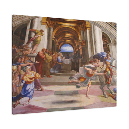 Expulsion of Heliodorus from the Temple By Raphael