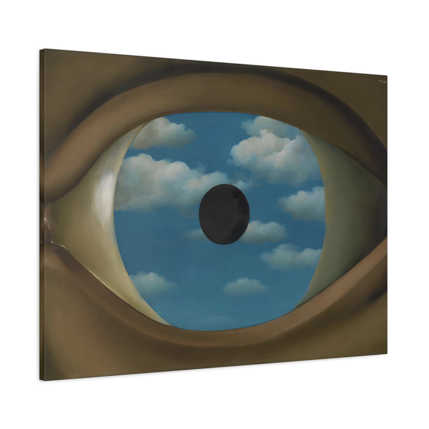 The False Mirror By René Magritte