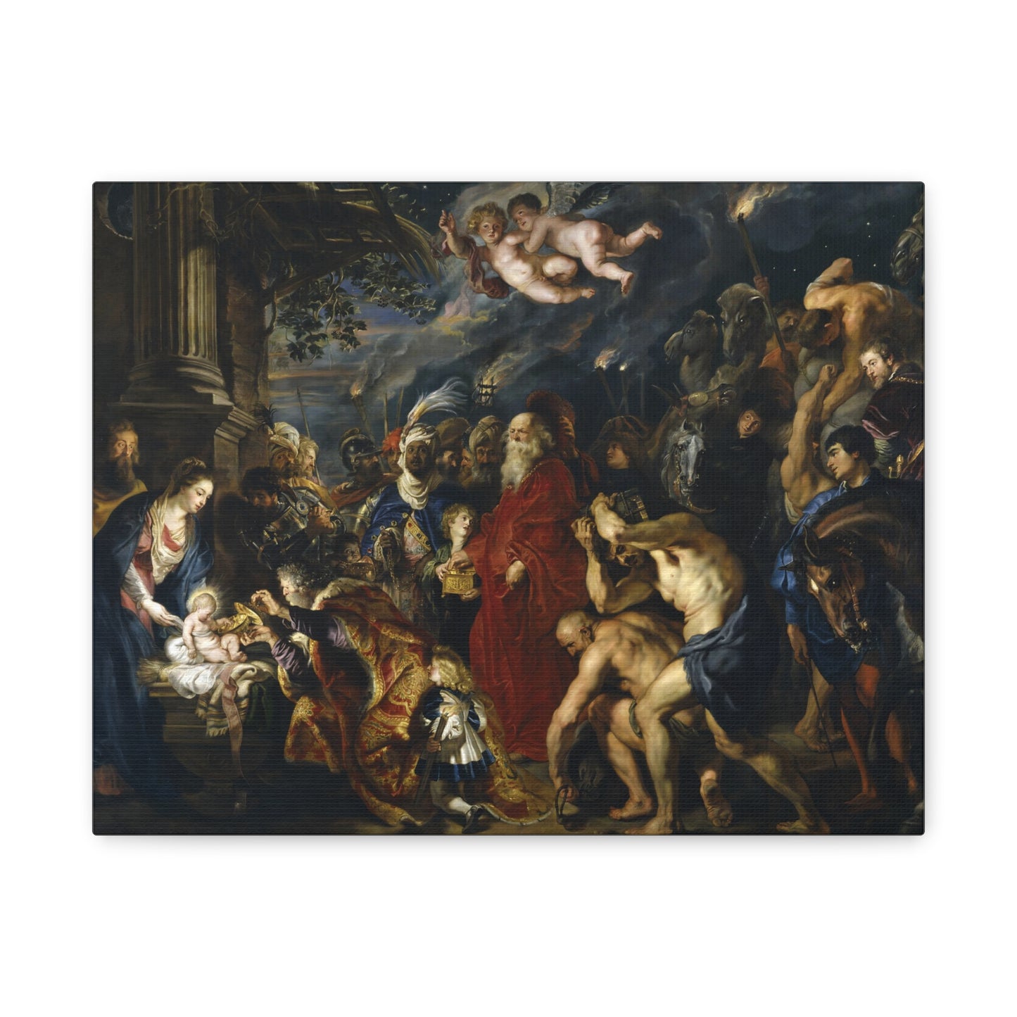 Adoration of the Magi By Peter Paul Rubens