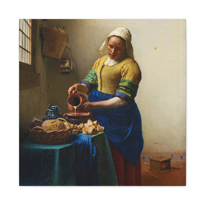 The Milkmaid By Johannes Vermeer