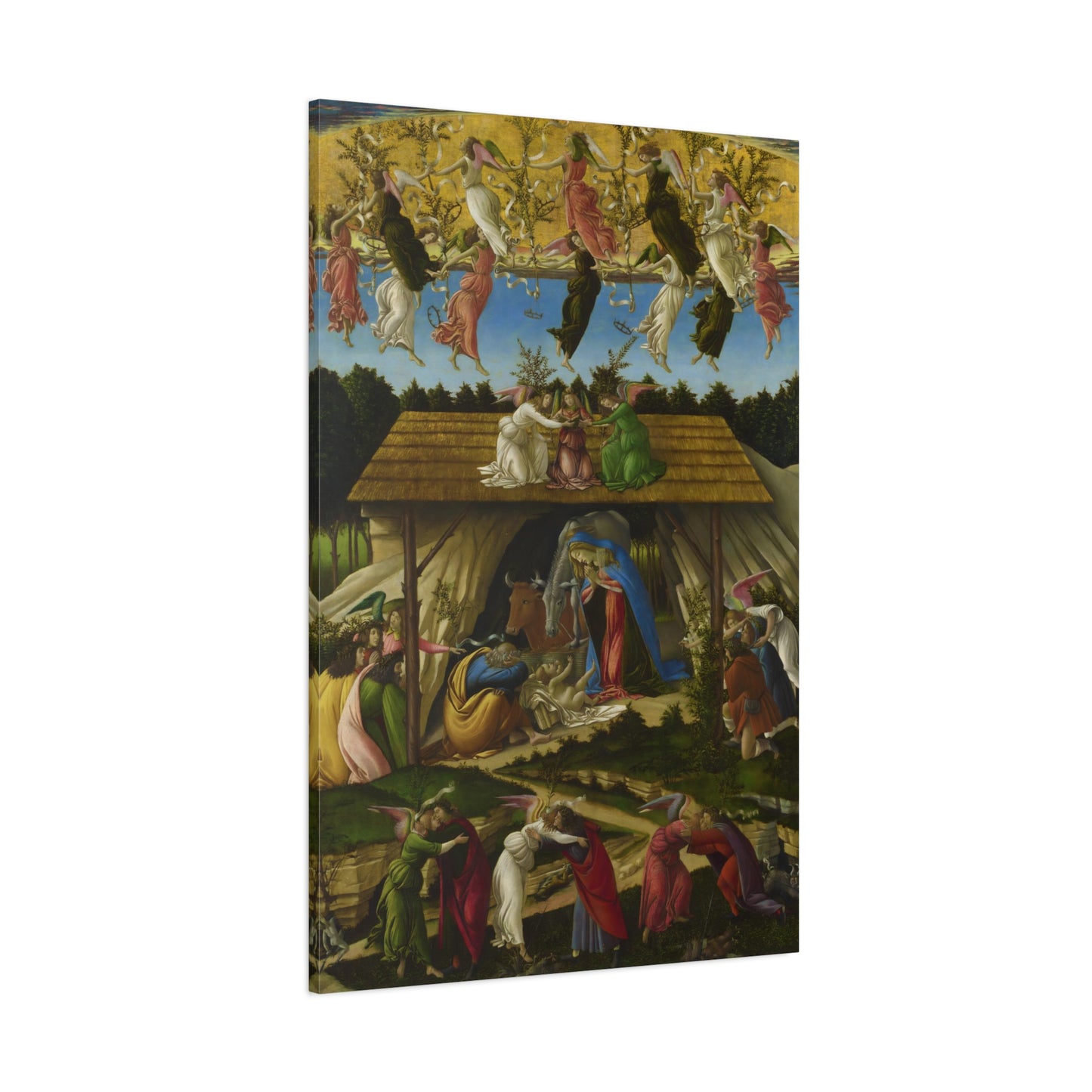 The Mystical Nativity By Sandro Botticelli