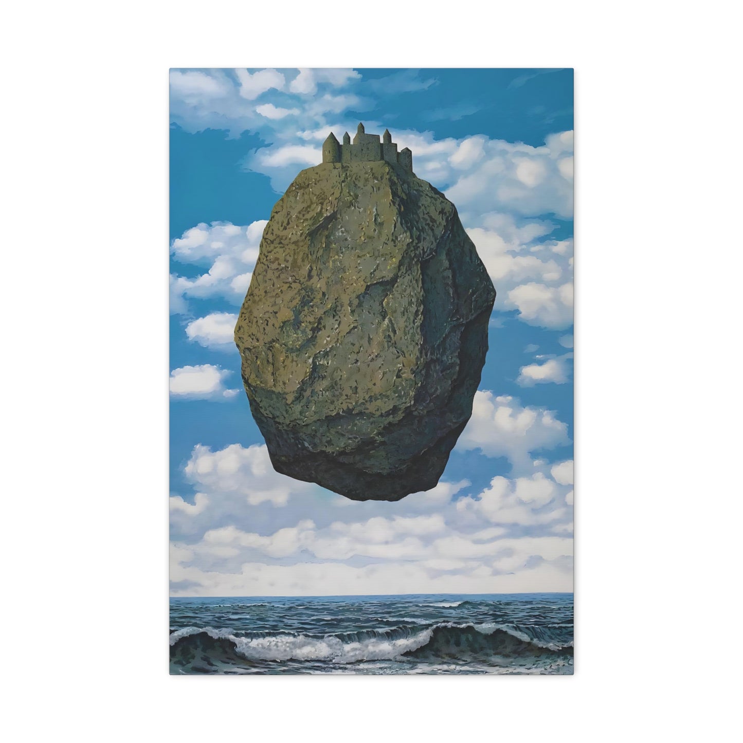 The Castle of the Pyrenees By René Magritte