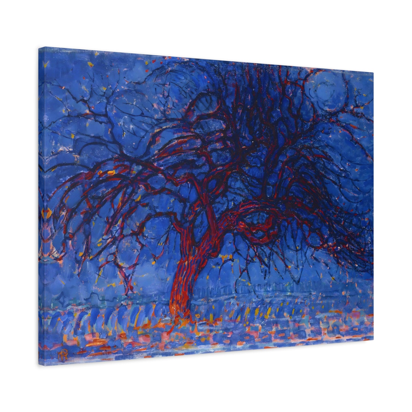 Avond (Evening) The Red Tree By Piet Mondrian