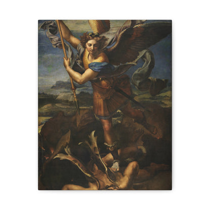 St. Michael Vanquishing Satan By Raphael