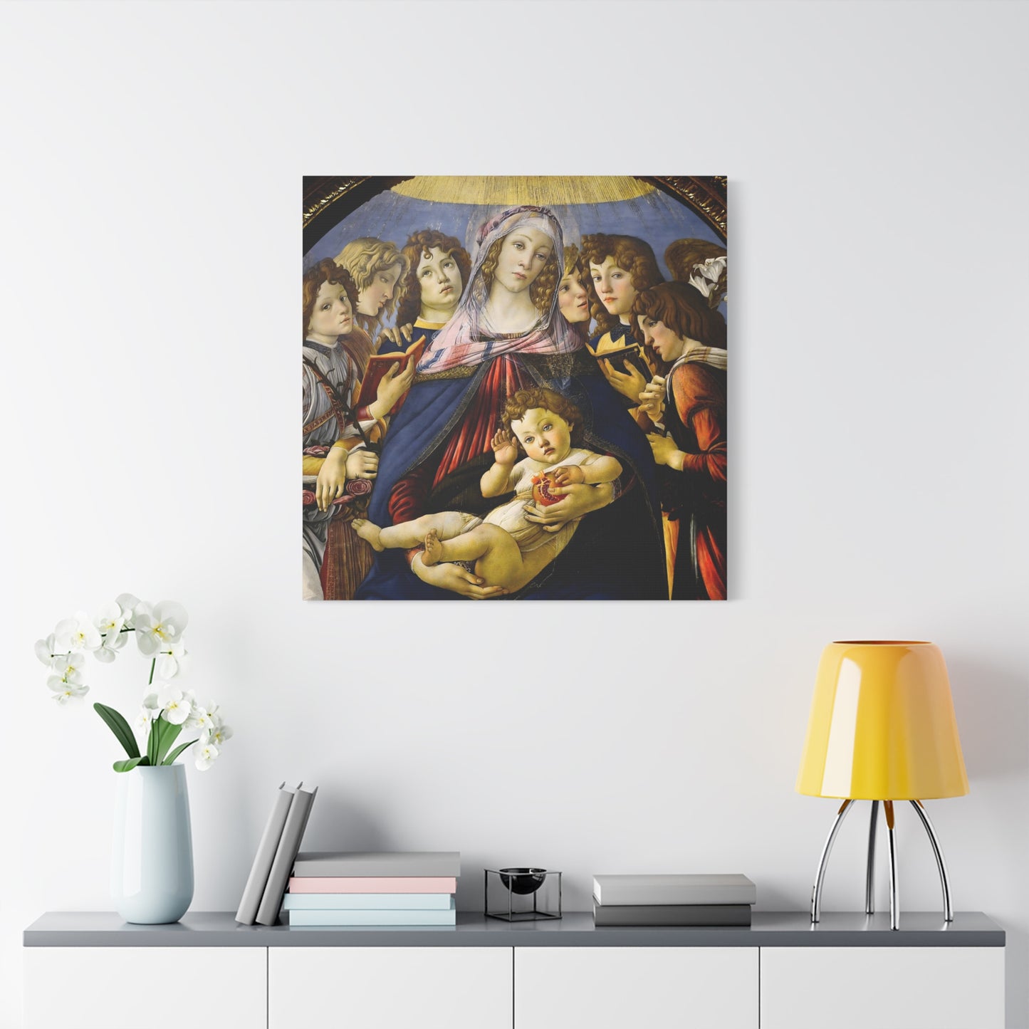 Madonna of the Pomegranate By Sandro Botticelli