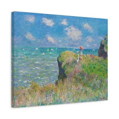 The Cliff Walk at Pourville By Claude Monet