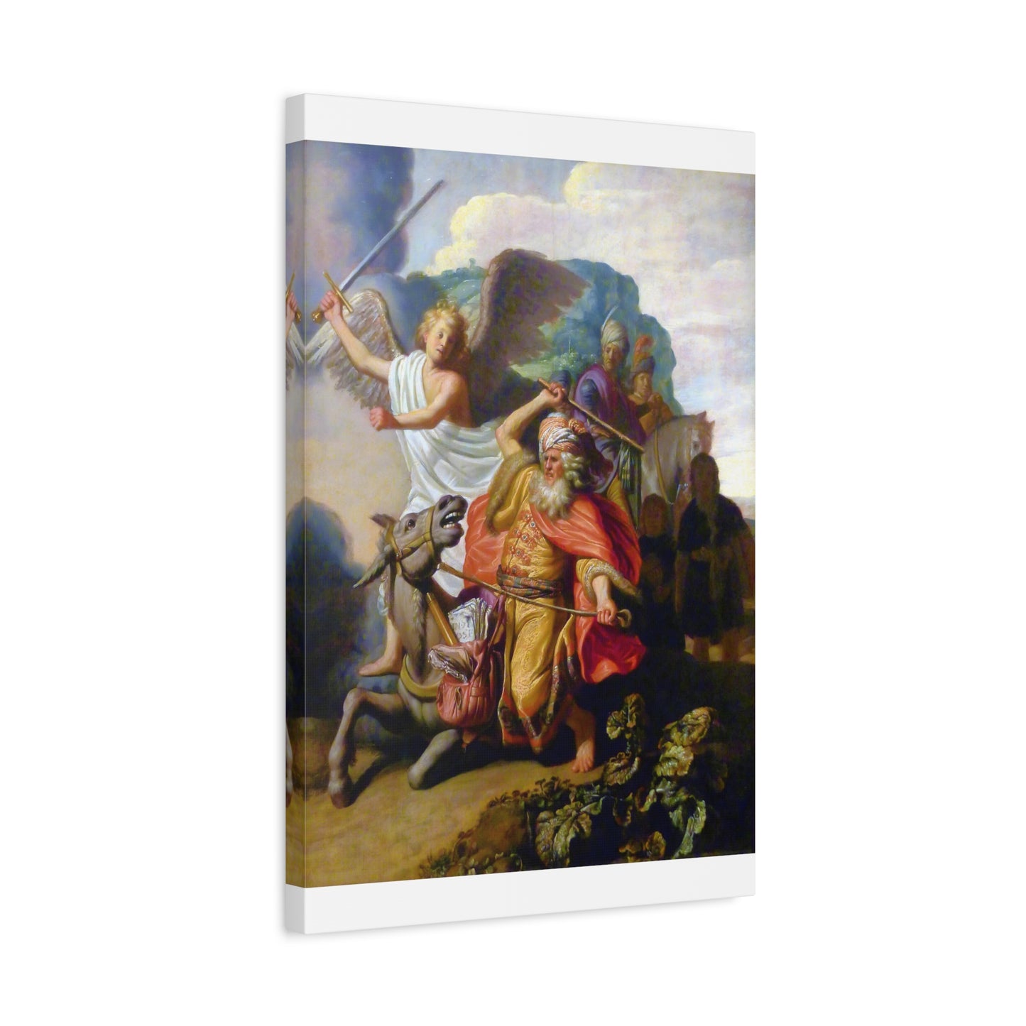 Balaam and the Ass By Rembrandt