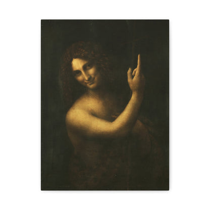 Saint John the Baptist By Leonardo da Vinci