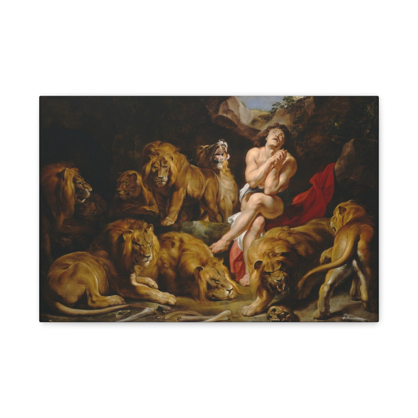 Daniel in the Lions' Den By Peter Paul Rubens