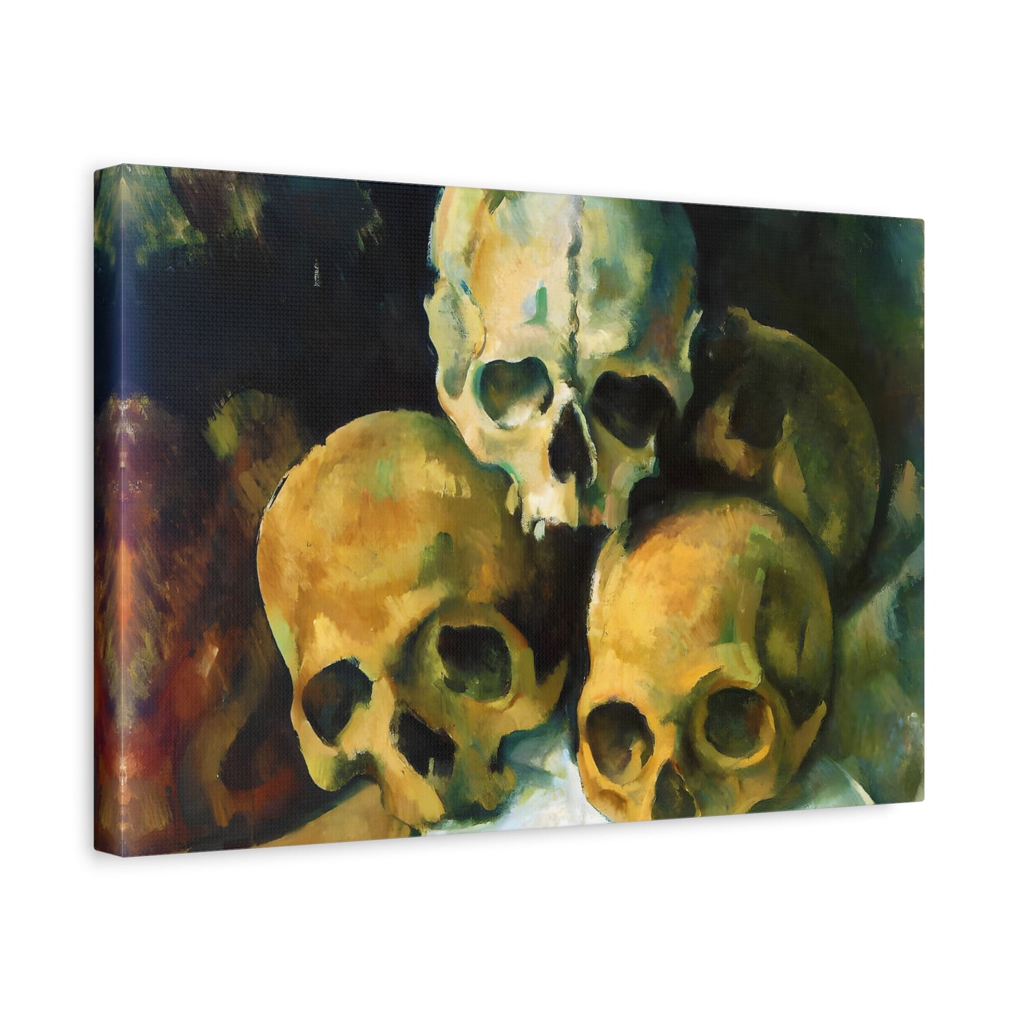 Pyramid of Skulls By Paul Cézanne