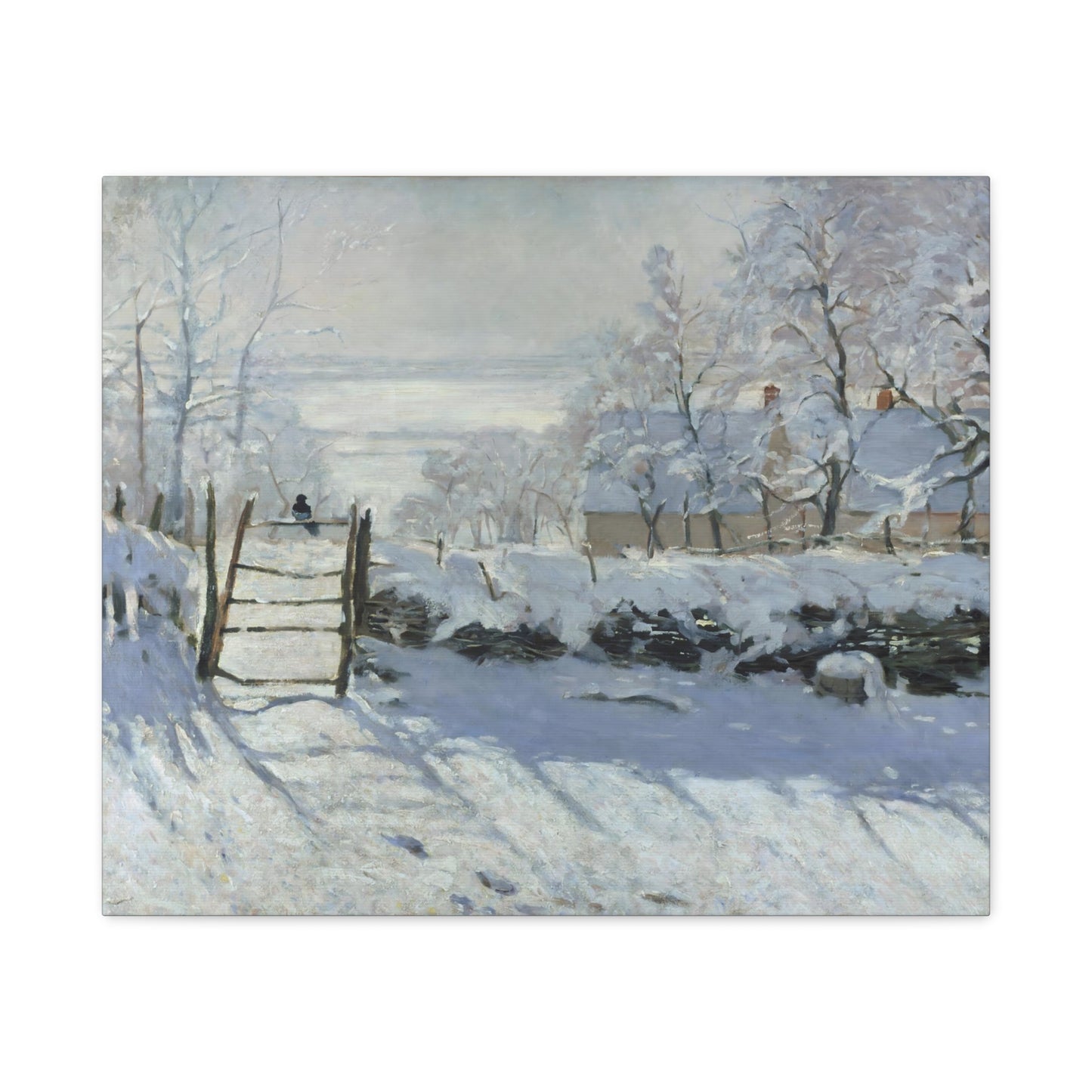 The Magpie By Claude Monet