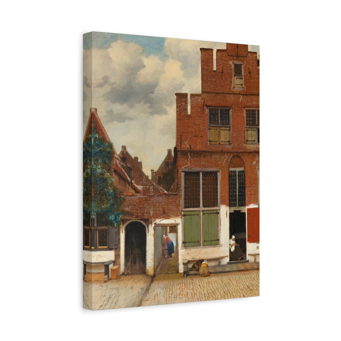 The Little Street By Johannes Vermeer