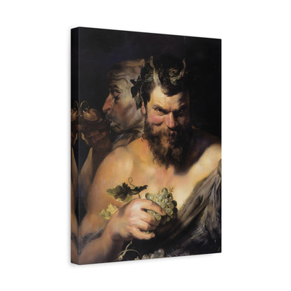 Two Satyrs By Peter Paul Rubens