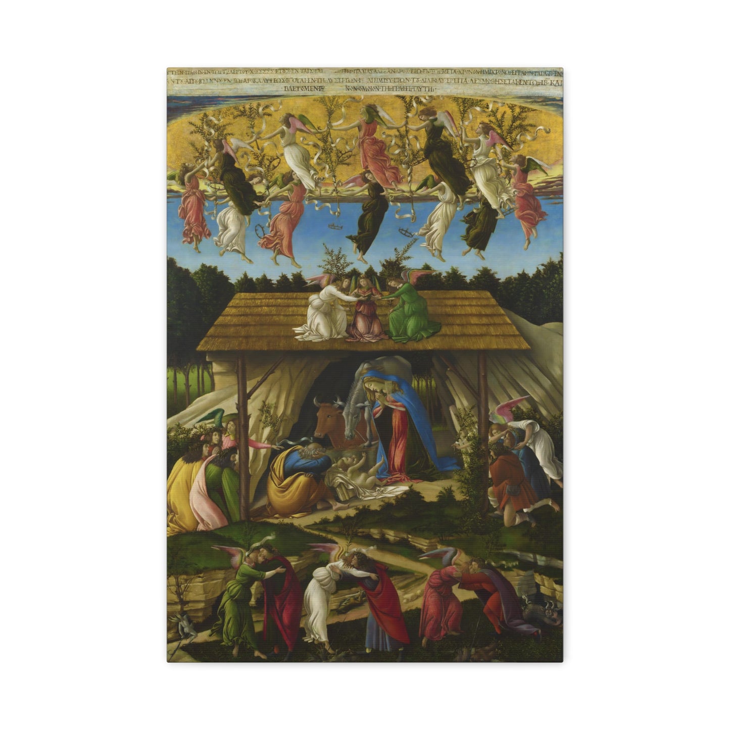 The Mystical Nativity By Sandro Botticelli