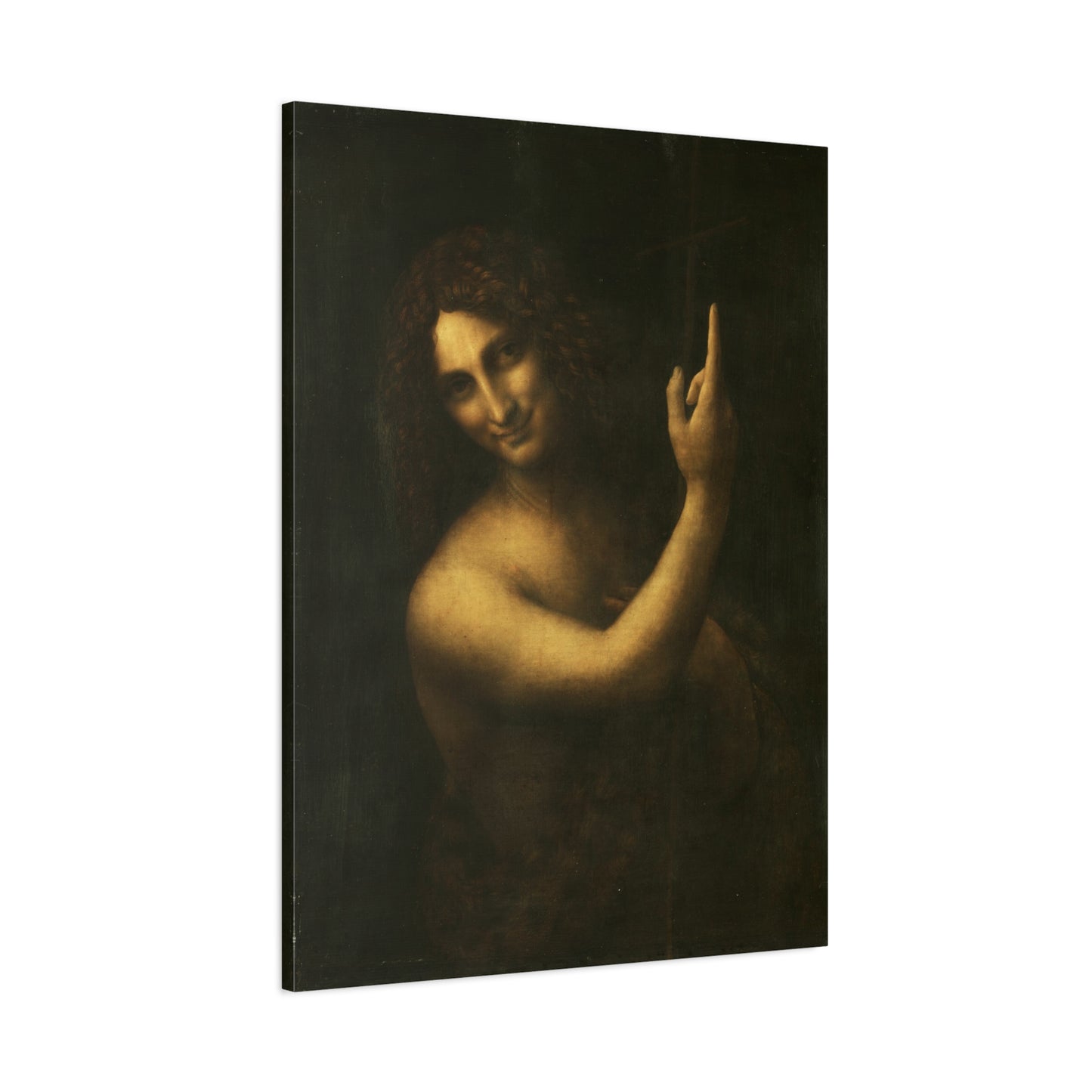 Saint John the Baptist By Leonardo da Vinci